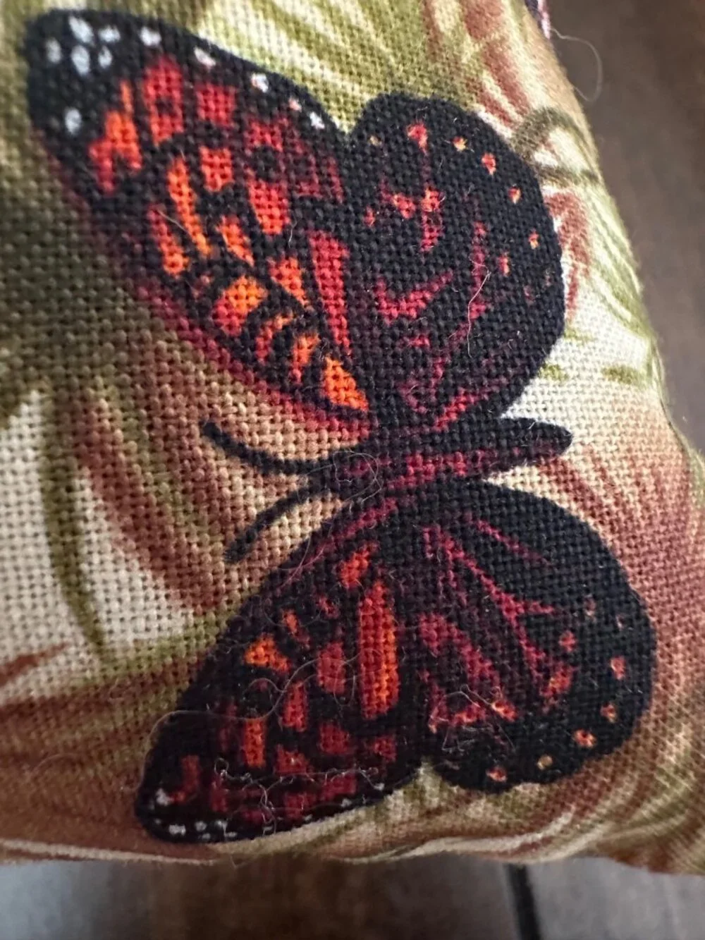 Butterfly Print Balsam Fir Scented Sachet Pillow By Maine Balsam Fir Products